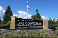 Thumbnail of the Lake Cowichan Sign